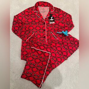 Posh Peanut x Alice & Olivia Bengals mama pajama set